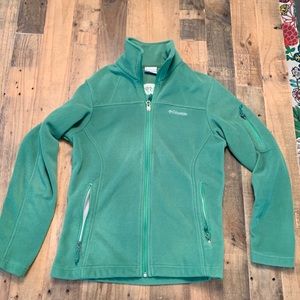 Columbia XS Green Fleece Jacket